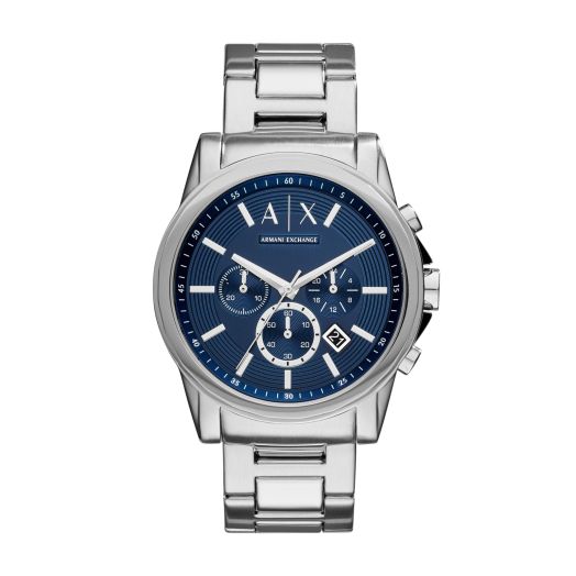 AX Armani Exchange Chronograph Watch for Men with Leather, Stainless Steel or Silicone Band