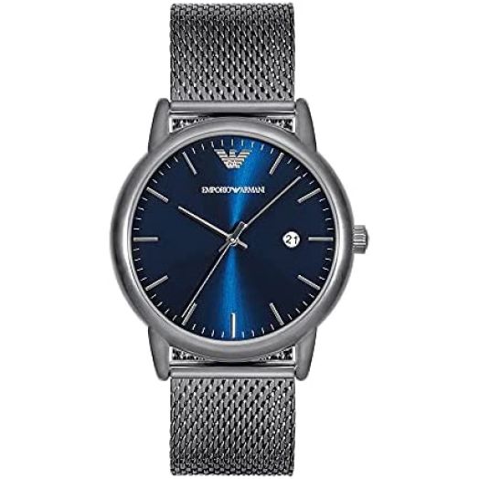 Emporio Armani Men's AR11053 Analog Display Japanese Quartz Grey Watch