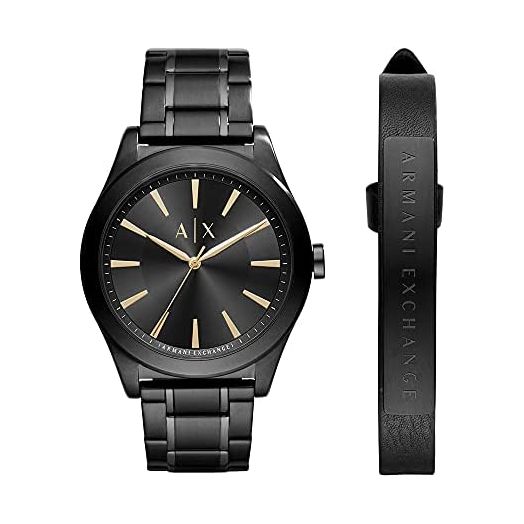 Armani Exchange Men's Stainless Steel Three Hand Dress Watch