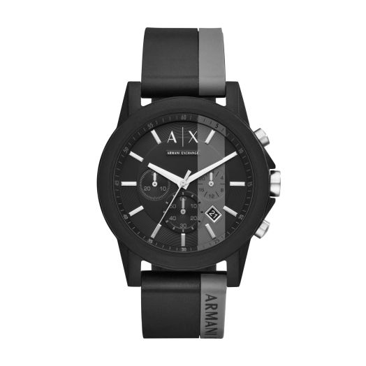 AX Armani Exchange Chronograph Watch for Men with Leather, Stainless Steel or Silicone Band