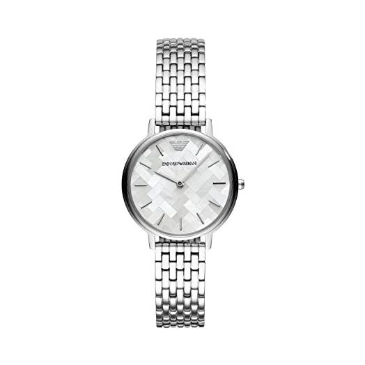Emporio Armani Women's AR11112 Dress Analog Display Quartz Silver Watch