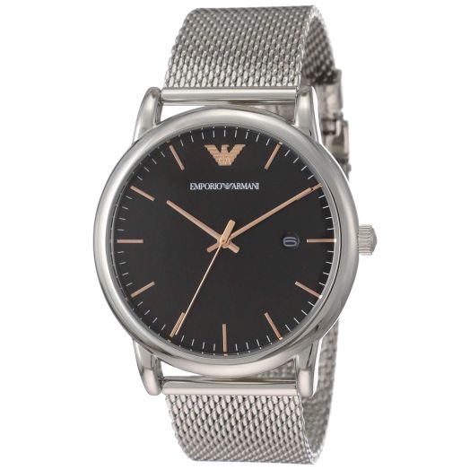 Emporio Armani Men's Luigi Three-Hand Date Stainless Steel Watch AR11272