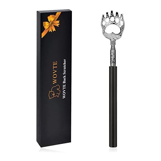WOVTE Bear Claw Black Telescopic Back Scratcher