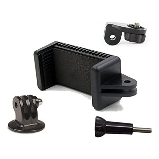 OCTO MOUNTS | Universal Smartphone Holder w/GoPro Style Mount Attachment, Tripod Adapter & Screw Adapter for Any Phone. Connect Your Smartphone to Any GoPro Mount or Tripod.