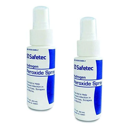 Safetec Hydrogen Peroxide Travel Spray, 2 Fl Oz (Pack of 2)