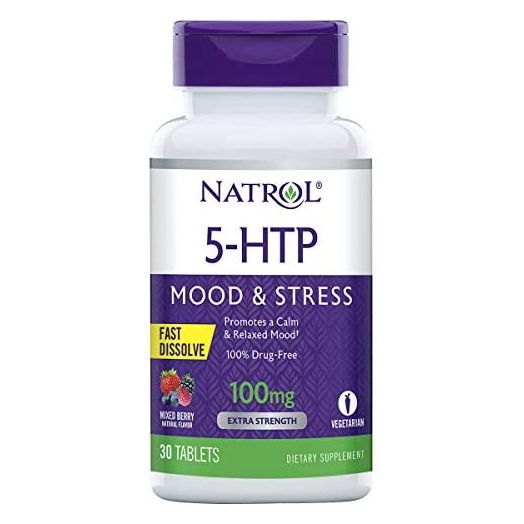 Natrol 5-HTP Fast Dissolve Tablets, Drug-Free