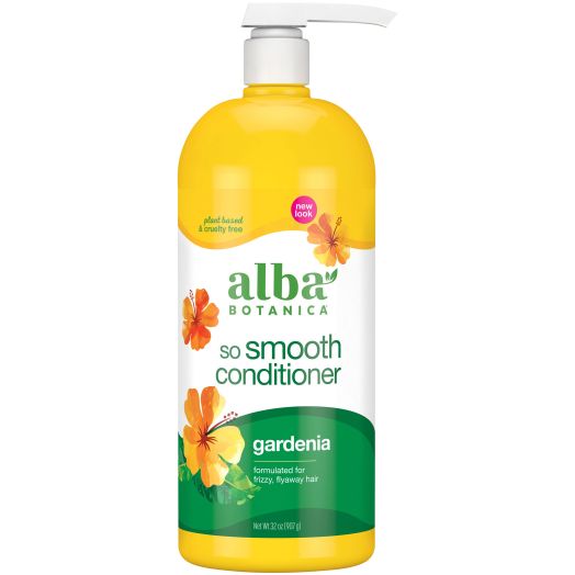 Alba Botanica So Smooth Gardenia Hawaiian Conditioner, Anti-Frizz, 32 oz