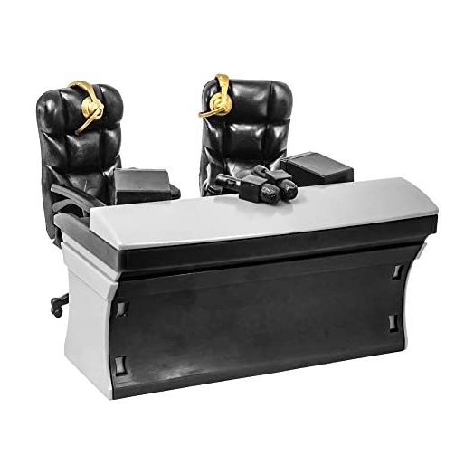 Ultimate Black Commentator Table Playset for Wrestling Action Figures