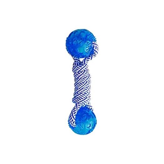 Rope Dog Toys 5 Pack with Squeaky Dog Toys, Dog Toys for Small Large Medium Dogs chew,for Teething Small Dogs, Convex Design Durable chew Rubber Balls,Funny Dog Toys