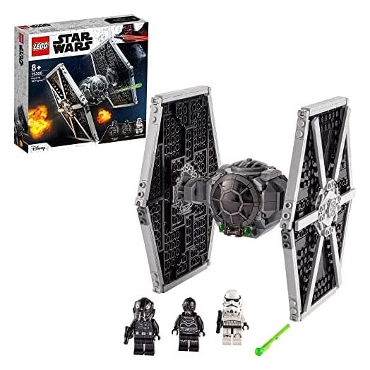 LEGO 75300 Star Wars Imperial TIE Fighter Toy with Stormtrooper and Pilot Minifigures from The Skywalker Saga