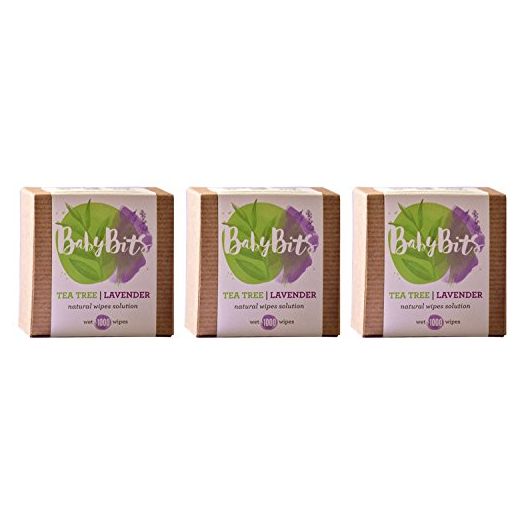 Baby Bits Wipes Solution - Makes 1,000 Natural Wipes & Made in the USA! (3 Pack)