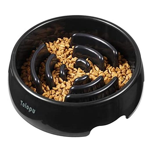 Tolopu Slow Feeder Dog Bowls Stop Bloat Bowl Anti-Choking Anti-Gulping & Fun Feeding Bowl