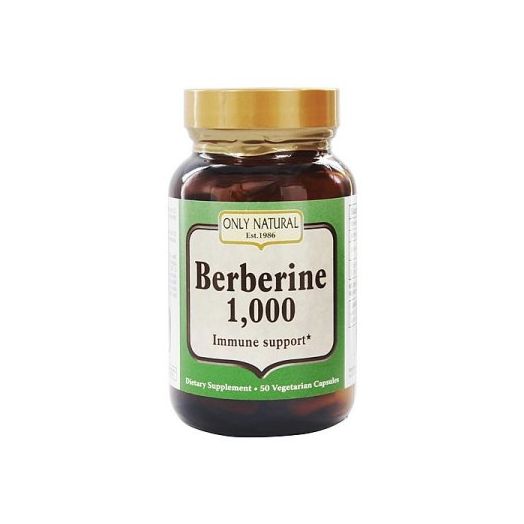 Only Natural Berberine 1000 mg - 50 Vegetarian Capsules