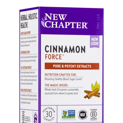 NewChapter Cinnamon Force - 30 Vegetarian Capsules
