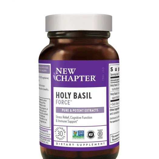 NewChapter Holy Basil Force - 30 Vegetarian Capsules