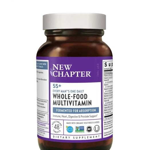 NewChapter Every Man's One Daily 55+ Multivitamin - 48 Vegetarian Tablets
