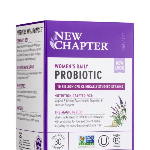 NewChapter Women's Daily Probiotic - 30 Vegan Capsules