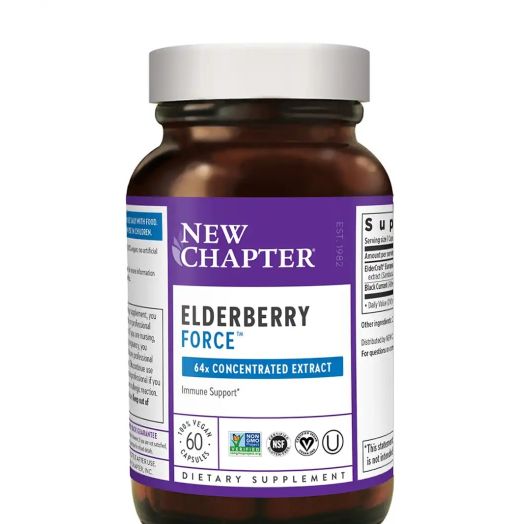 NewChapter Elderberry Force - 60 Vegan Capsules