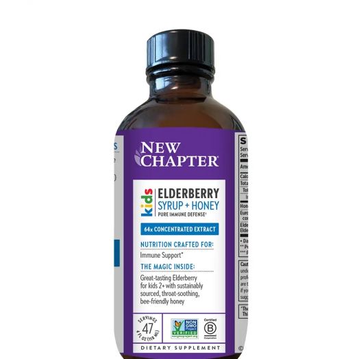 NewChapter Kids Elderberry Syrup + Honey - 4 fl. oz (118 ml)