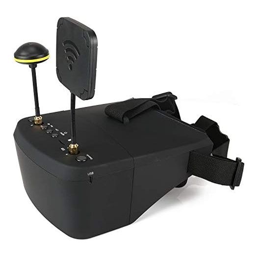 EV800D FPV Goggles with DVR 5.8G 40CH 5 Inch 800x480 Diversity Video Headset Build in 3.7V 2000mAh Battery
