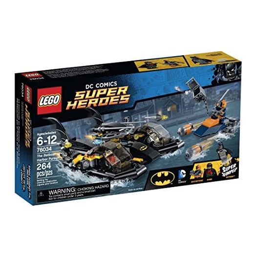 LEGO Super Heroes 76034 The Batboat Harbor Pursuit Building Kit