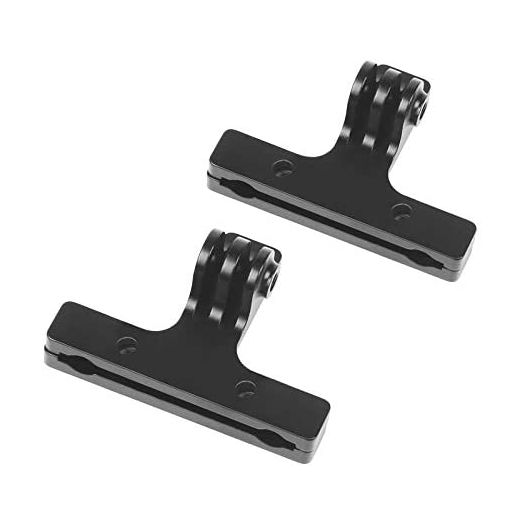 D&F 2Pcs Bicycle Saddle Rail Mount CNC Alloy Bike Camera Mount for All GoPro Hero SJCAM YI Campark Crosstour and Other Action Camera