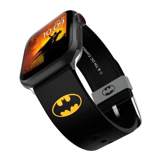 DC Comics – Batman Icon Smartwatch Band – Officially Licensed, Compatible with Every Size & Series of Apple Watch (watch not included)