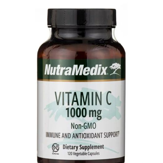 NutraMedix Vitamin C - 120 Vegetable Capsules
