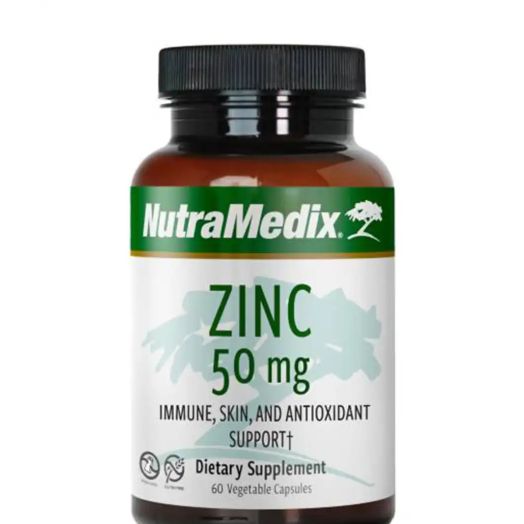 NutraMedix Zinc 50 mg - 60 Vegetable Capsules