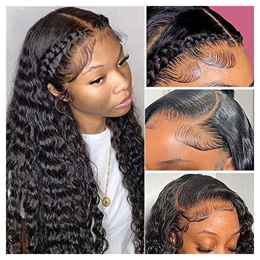 Water Wave Lace Front Wigs Human Hair 13x4 Lace Frontal Human Hair Wigs for Black Women Brazilian Virgin Human