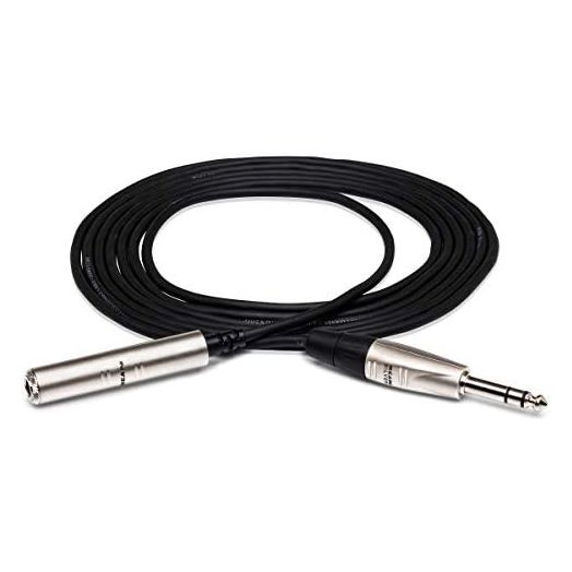 Hosa HXSS-025 REAN 1/4" TRS to 1/4" TRS Pro Headphone Extension Cable, 25 Feet