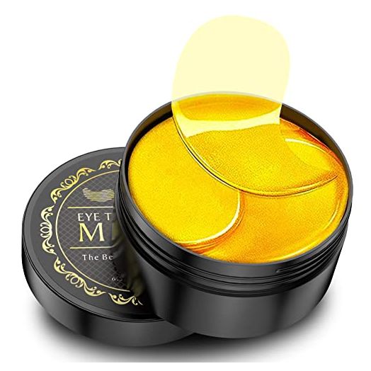 Under Eye Patches - 30 Pairs - 24K Gold Eye Mask- Puffy Eyes & Dark Circles Treatments,Reduce Under Eye Bags and Smooth Wrinkles,Eye Skin Care Pads With Collagen