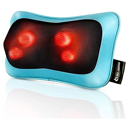 Shiatsu Neck Back Massager Pillow with Heat, Deep Tissue Kneading Massage for Back, Neck, Shoulder, Leg, Foot, Gift for Men Women Mom Dad, Stress Relax at Home Office and Car
