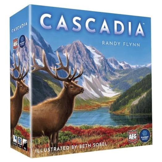 (AEG) Cascadia, Ages 10+, 1-4 Players, 30-45 Min