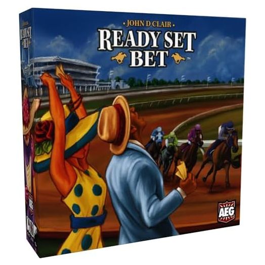 Alderac Entertainment Group (AEG) Ready Set Bet, Horse Racing Betting Board Game, Ages 14+, 2-9 Players, 45-60 Min