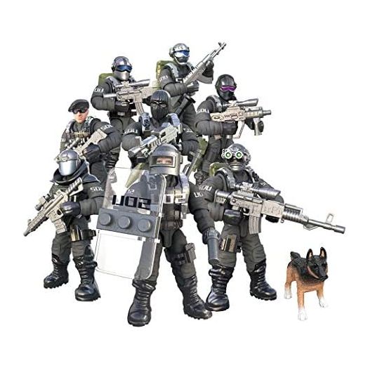YEIBOBO ! Special Forces Mini Action Figure with Military Weapons and Accessories (Flying Tigers Team XJ-822)