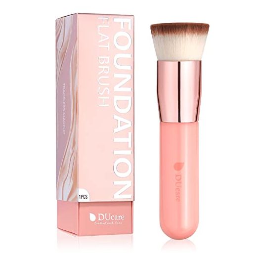 DUcare Foundation Brush for Liquid Makeup, Flat Top Kabuki Synthetic Professional Makeup Brushes Liquid