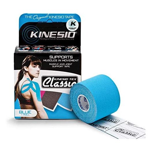 Kinesio Taping, Elastic Therapeutic Athletic Tape Tex Classic, Blue, 2 in. x 13 ft