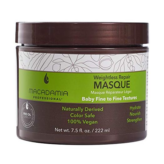 Macadamia Professional Hair Care Products Weightless Repair Hair Masque for Thin