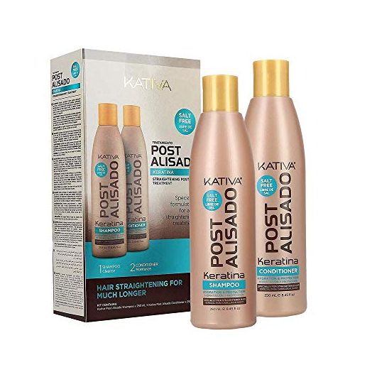 Kativa Tech Kativa Post Relaxer Kit X 2 Units (Shampoo + Conditioner 250 Ml X X 250 Ml) by KATIVA