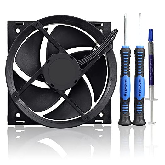 JOLANCO Replacement Internal Cooling Fan for Xbox One (with Opening Tool and Heatsink Paste)