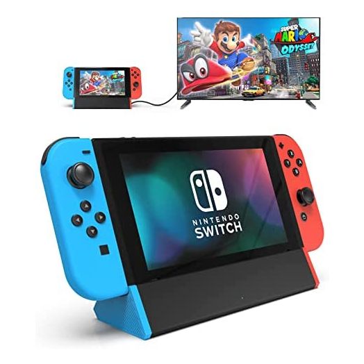 SIWIQU TV Dock Station for Nintendo Switch / Switch OLED, Portable TV Docking Station Replacement with 4K HDMI Adapter/Type C Port/USB Port for Official Nintendo Switch (Normal Model)