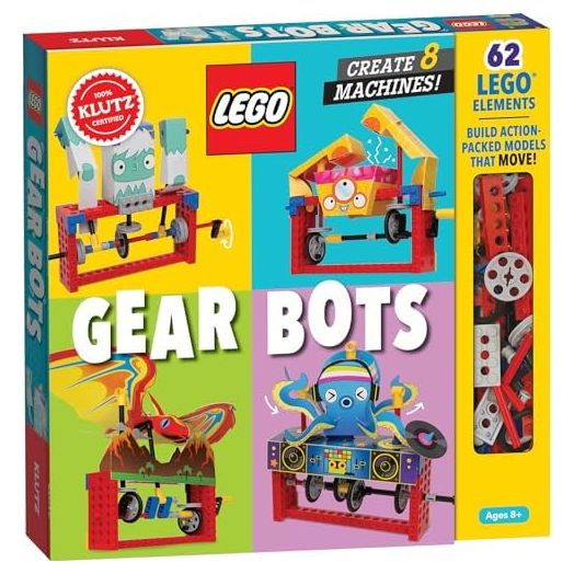Klutz Lego Gear Bots Science/STEM Activity Kit for 8-12 years