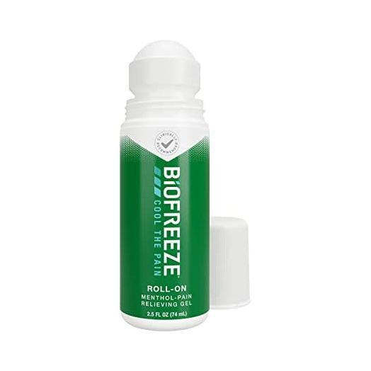 Biofreeze Pain Relief Roll-On, 2.5 oz. Roll-On, Fast Acting, Long Lasting, & Powerful Topical Pain Reliever