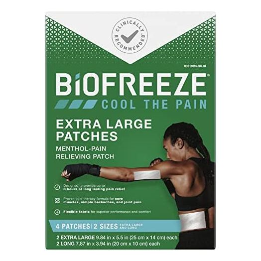 Biofreeze Pain Relief Patch Variety Pack, Fast Acting, Long Lasting, & Powerful Topical Pain Reliever