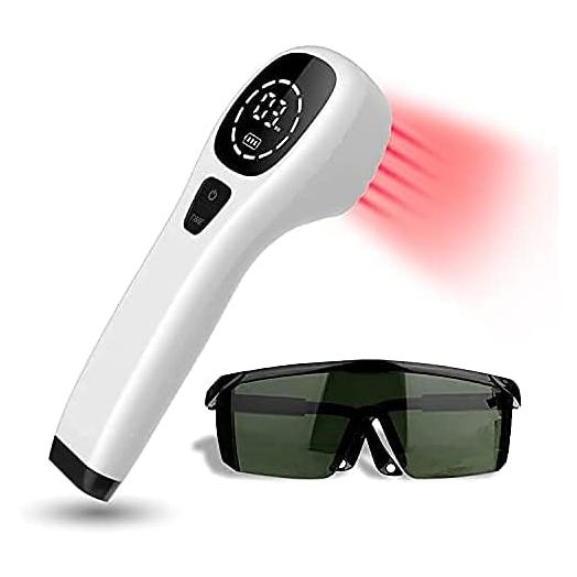 Cold Laser Human/Vet Device with LED Display Targets Joint and Muscles Directly for Pain ReliefInfrared Light(2x808nm +12X650nm)