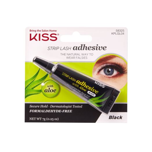 KISS Ever EZ Aloe Vera Eyelash Adhesive, Latex Black
