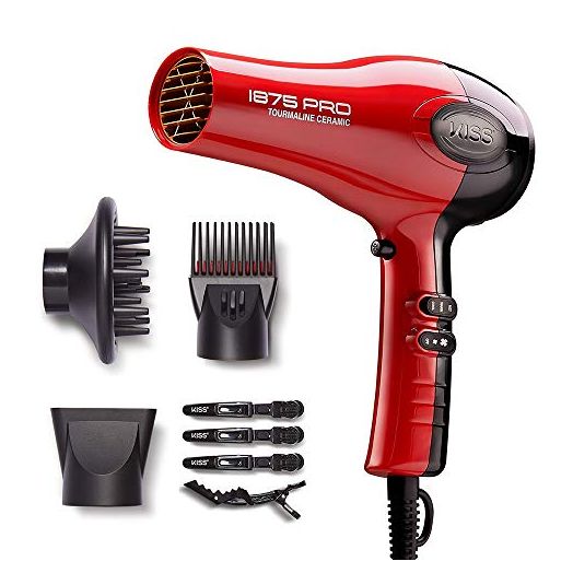 KISS 1875 Watt Pro Tourmaline Ceramic Hair Dryer