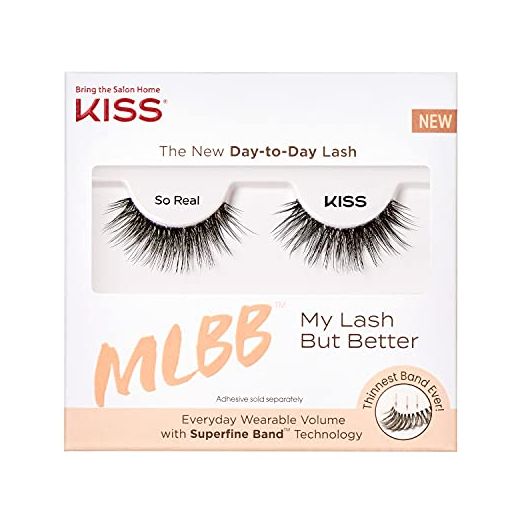 KISS MLBB My Lash But Better Volume False Eyelashes with Superfine Band