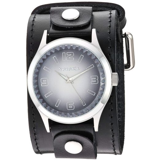 Nemesis Unisex LBB217K Gradient Pointium Analog Display Black Watch